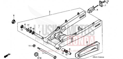 BRAS OSCILLANT CBR600FH de 1987